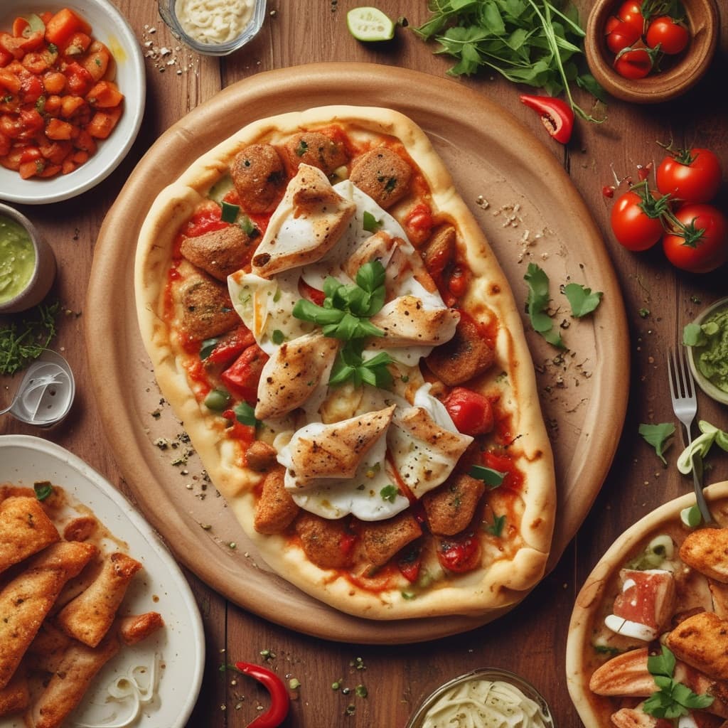 Tavuklu Pide