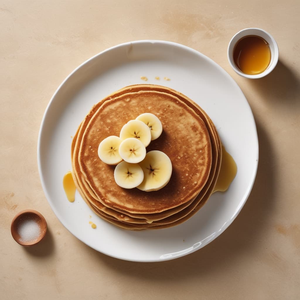 Şekersiz Muzlu Pancake