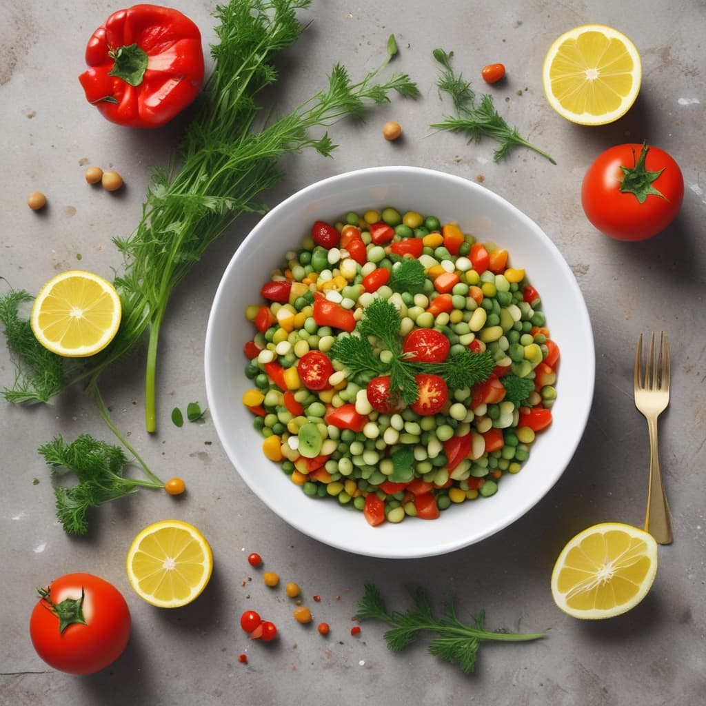 Maş Fasulye Salatası