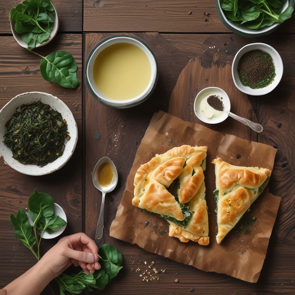 Hazır Yufkadan Ispanaklı Börek
