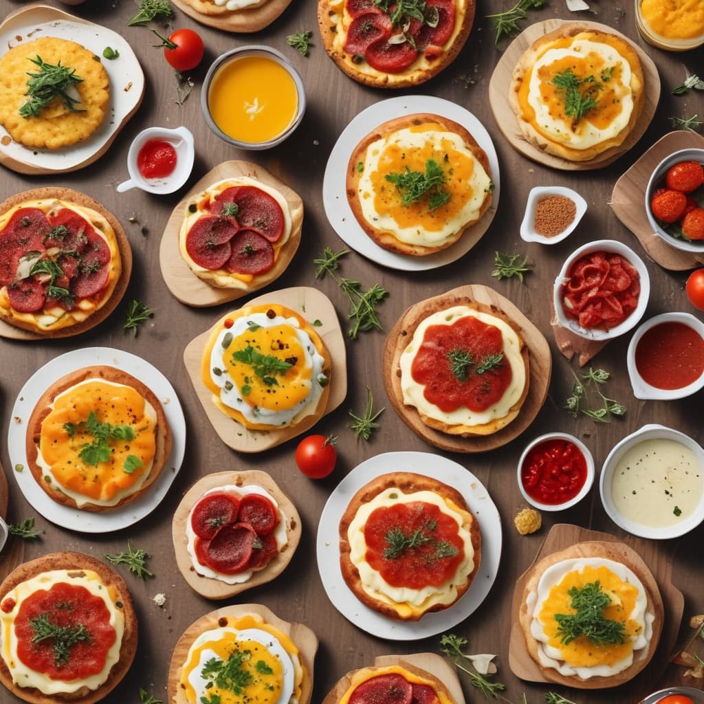Kahvaltılık Mini Pizza