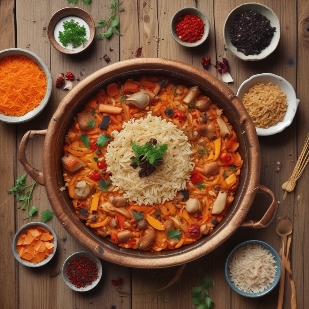 Orijinal Özbek Pilavı