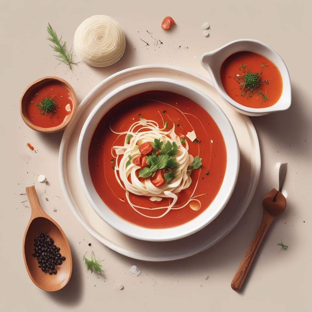 Salçalı Tel Şehriye Çorbası