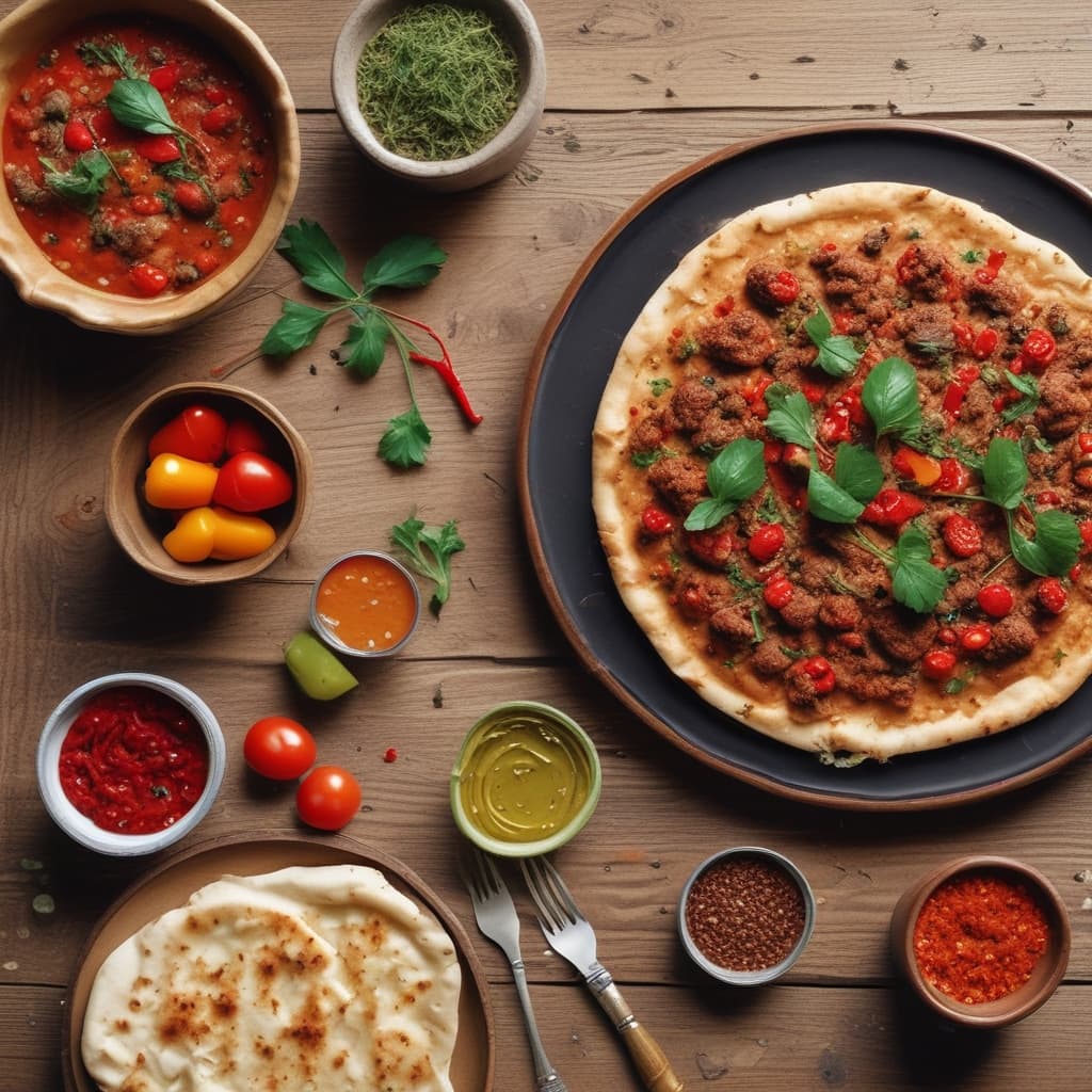 Lahmacun (Akdeniz Stili)