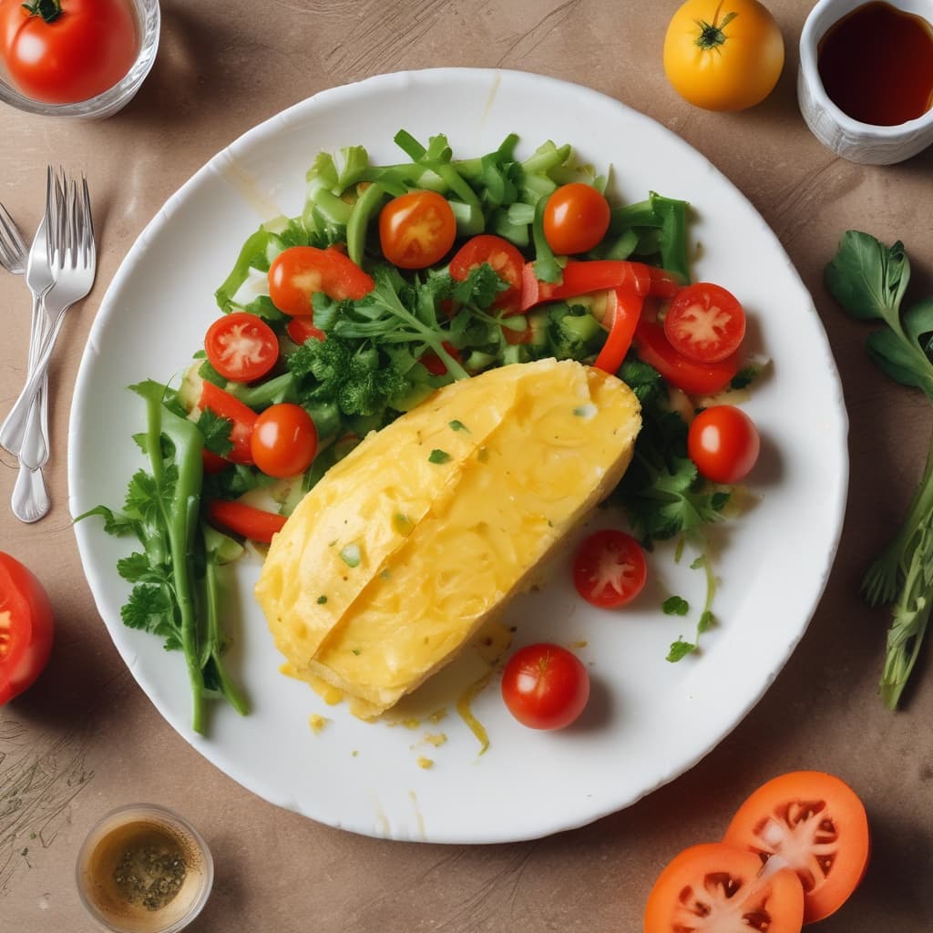 Sebzeli Omlet