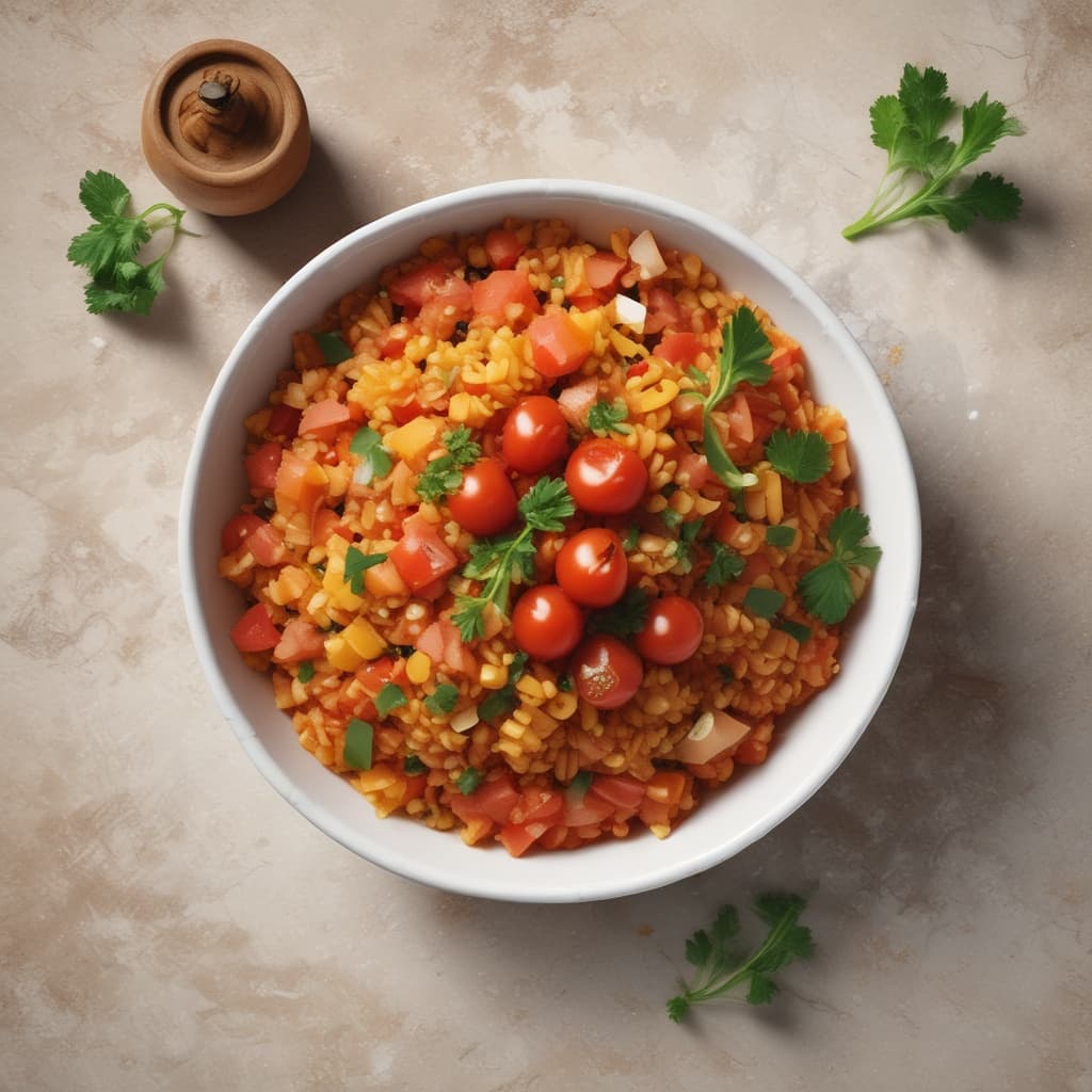 Domatesli Bulgur Pilavı